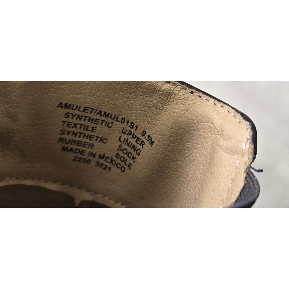 Steve Madden Amulet Black Lug Sole Chelsea Ankle Boots AMUL01S1 Womens 9.5M - Picture 3 of 10